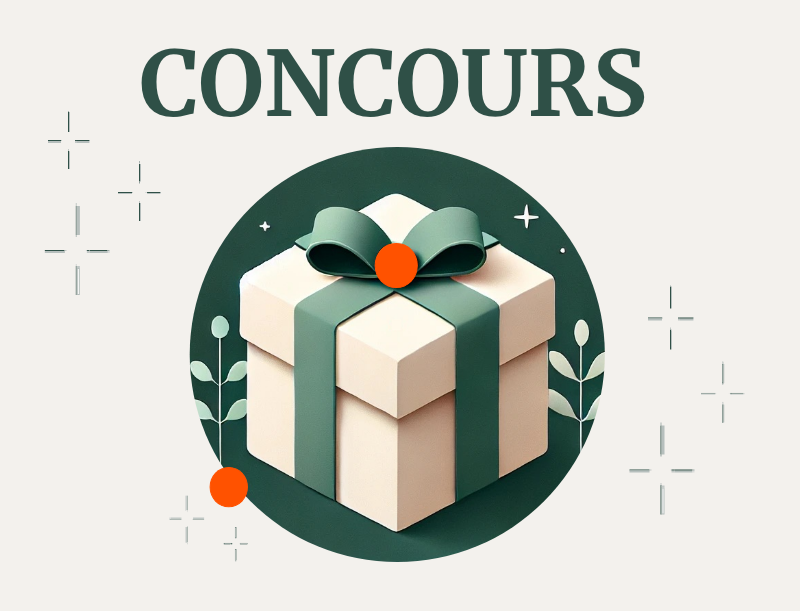 Visuel cadeau avec texte concours pour règles concours réseaux sociaux