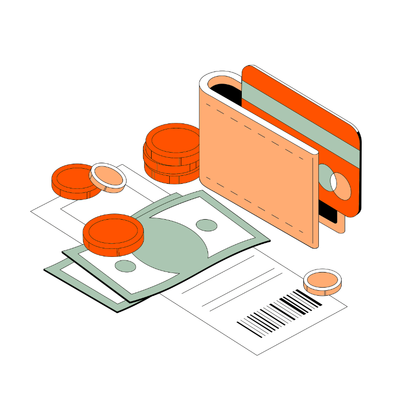 Portefeuille avec argent, illustrant dépenses lors du Black Friday