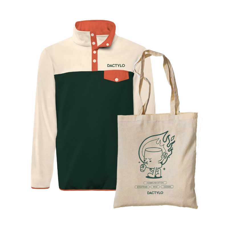 Produits dérivés reflétant l’identité visuelle d’une marque