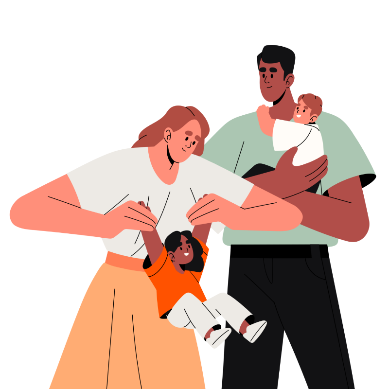 Illustration famille pour savoir quel type de publicité choisir