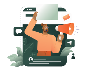 Illustration colorée pour article sur les différents types de publicité